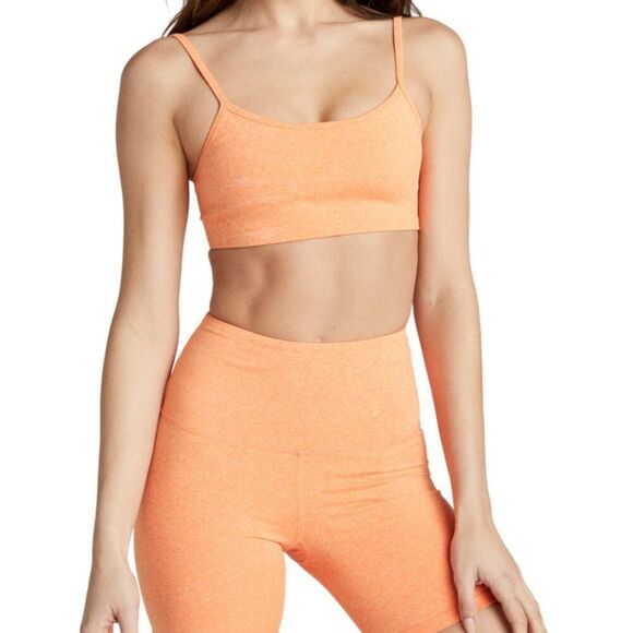 Strut This High-Rise 6" Pebble Short Orange Heather Women's Size Small NWT - Picture 4 of 8